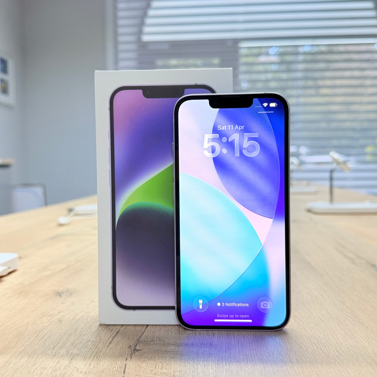 Used iPhone 14 Purple – 128GB (BH 100%)