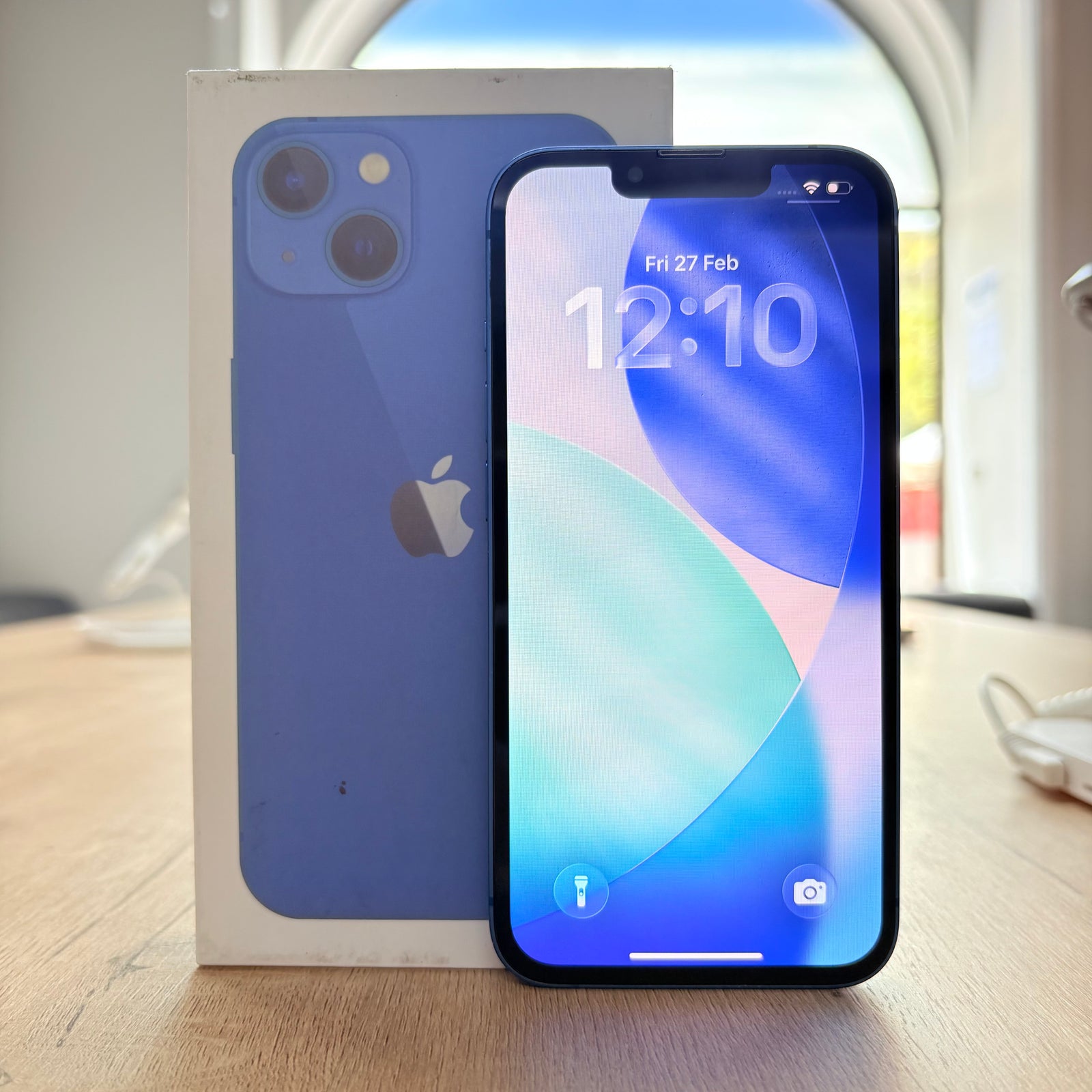 Used iPhone 13 Blue – 128GB (BH 100%)