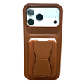 Wallet Style Case-Brown/iPhone 17 Pro