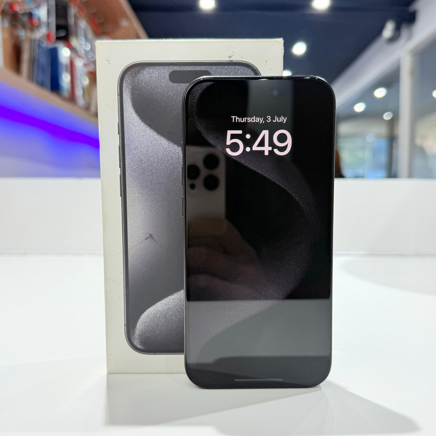 Used iPhone 15 Pro 128GB - Blue Titanium