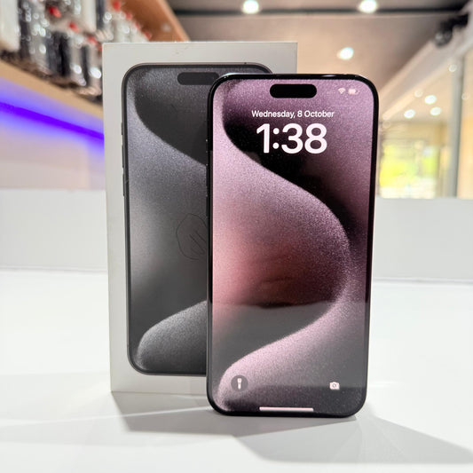 Used iPhone 15 Pro Max 256GB - Titanium Black