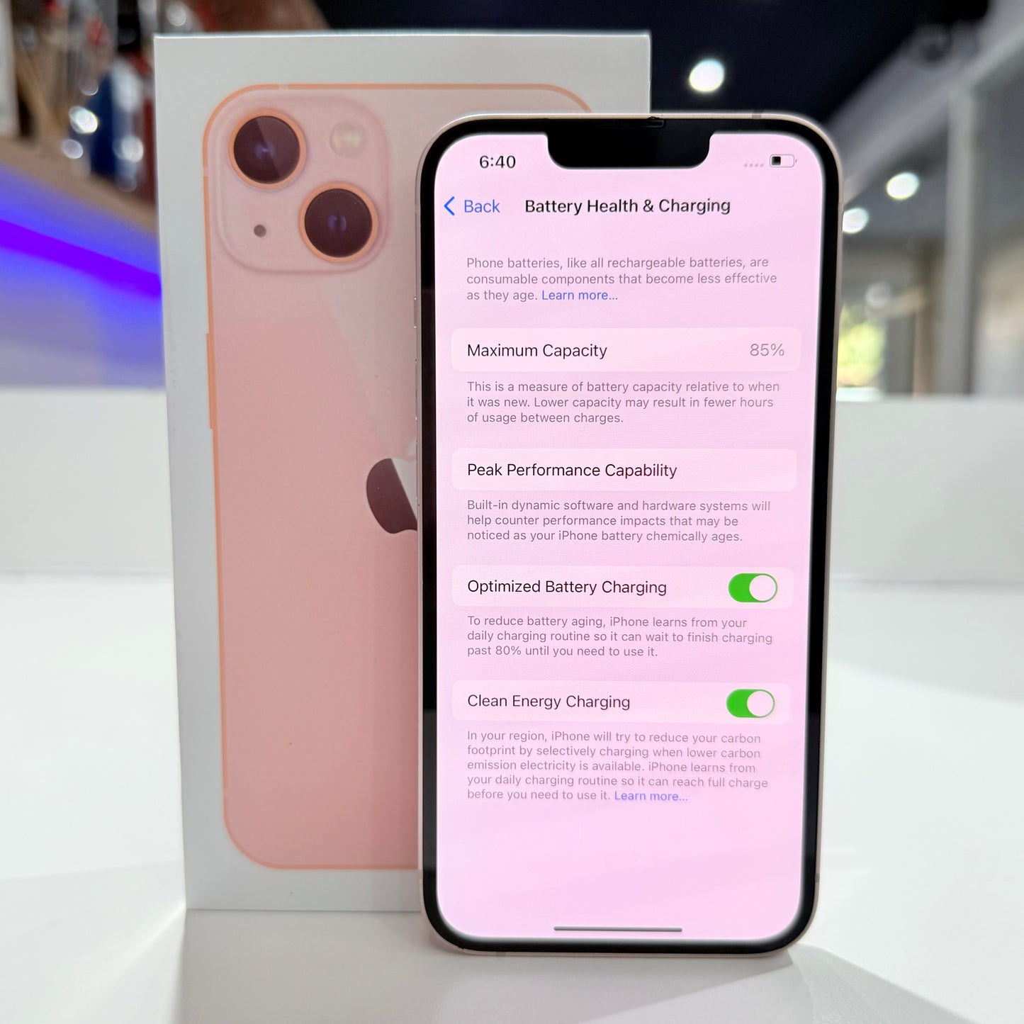 Used iPhone 13 128G - Pink