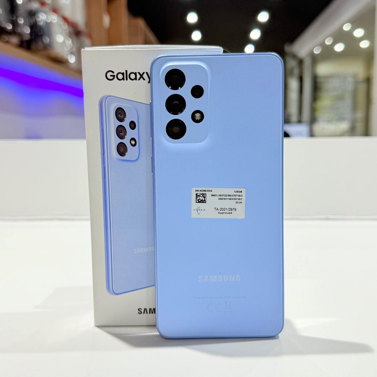 Used Samsung A33 - Awesome Blue - 128GB