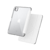 iPad Smart Folio - Clear Case-iPad Air 4/5/6 - 10/ iPad Pro 11 / iPad Air 11/White
