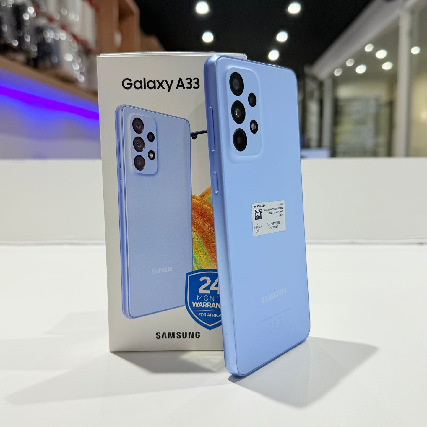 Used Samsung A33 - Awesome Blue - 128GB