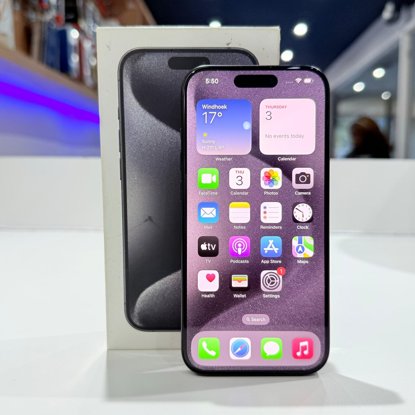 Used iPhone 15 Pro 128GB - Blue Titanium