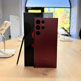 Used Samsung S22 Ultra 256GB - Burgundy
