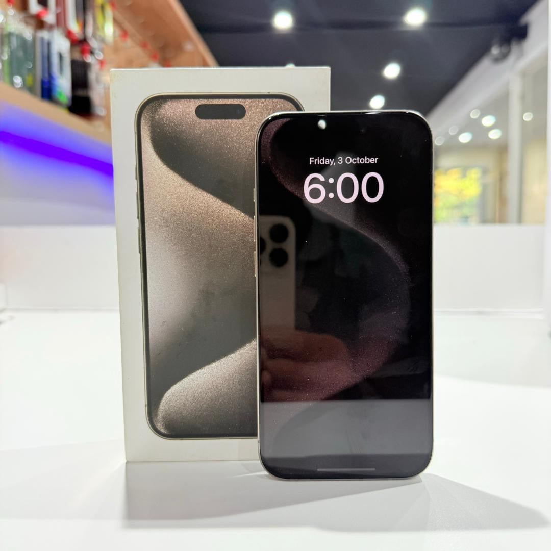 Used iPhone 15 Pro 128GB - Natural Titanium