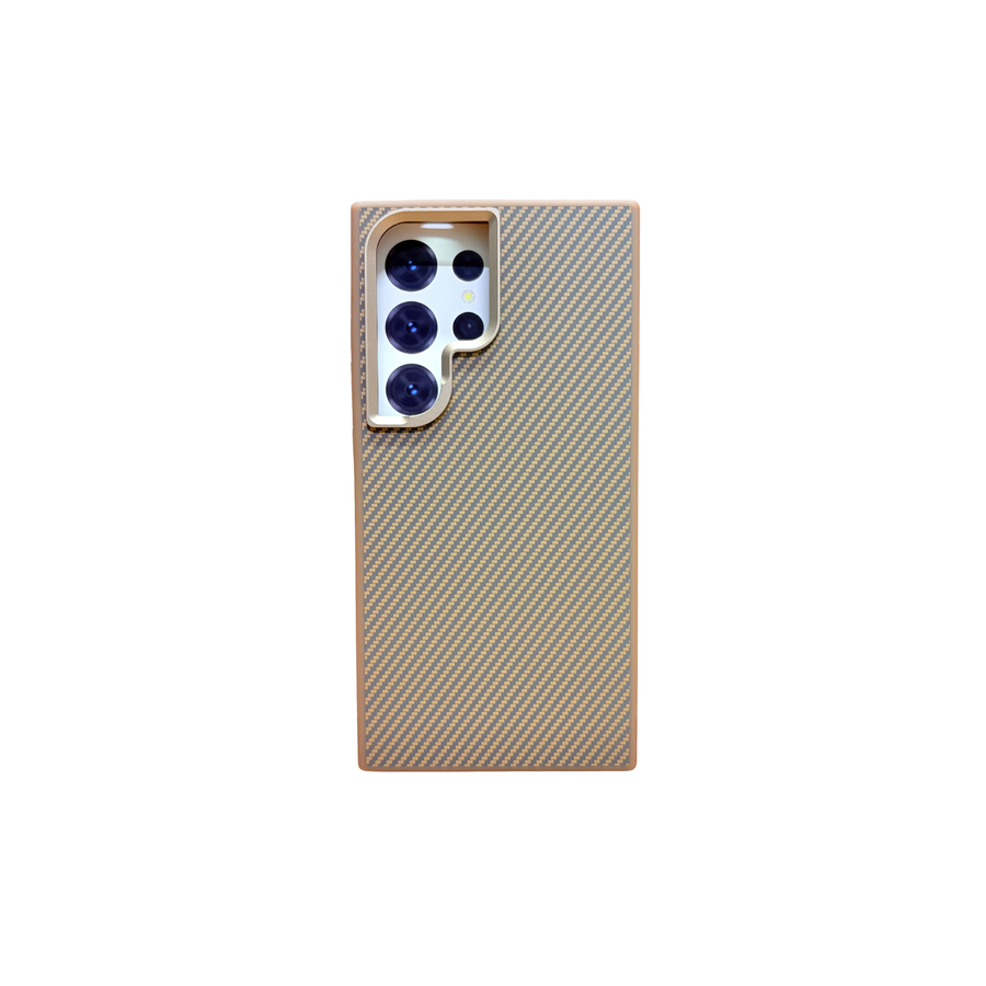 iPefet Carbon Case-Brown/S24 Ultra