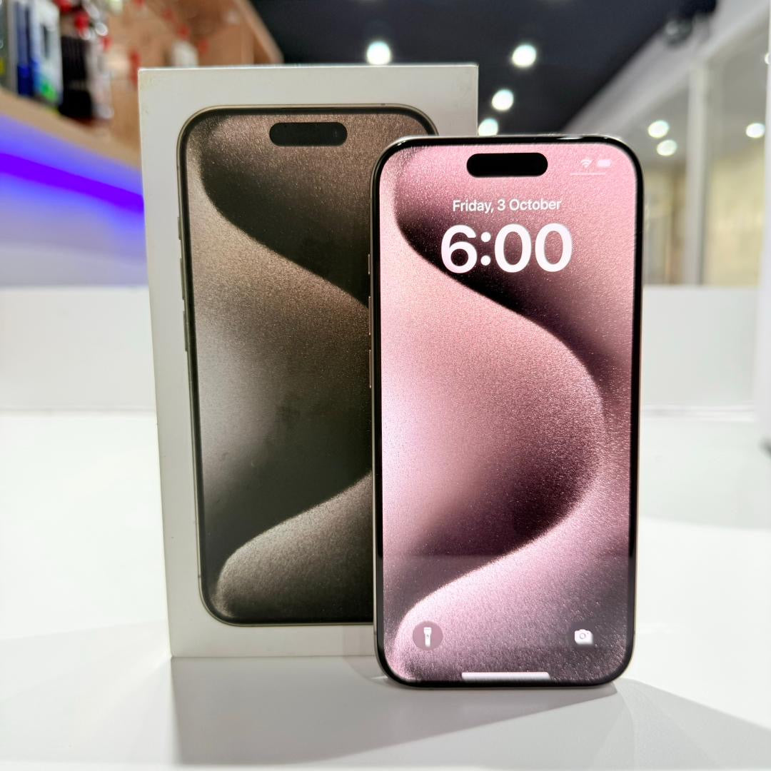 Used iPhone 15 Pro 128GB - Natural Titanium