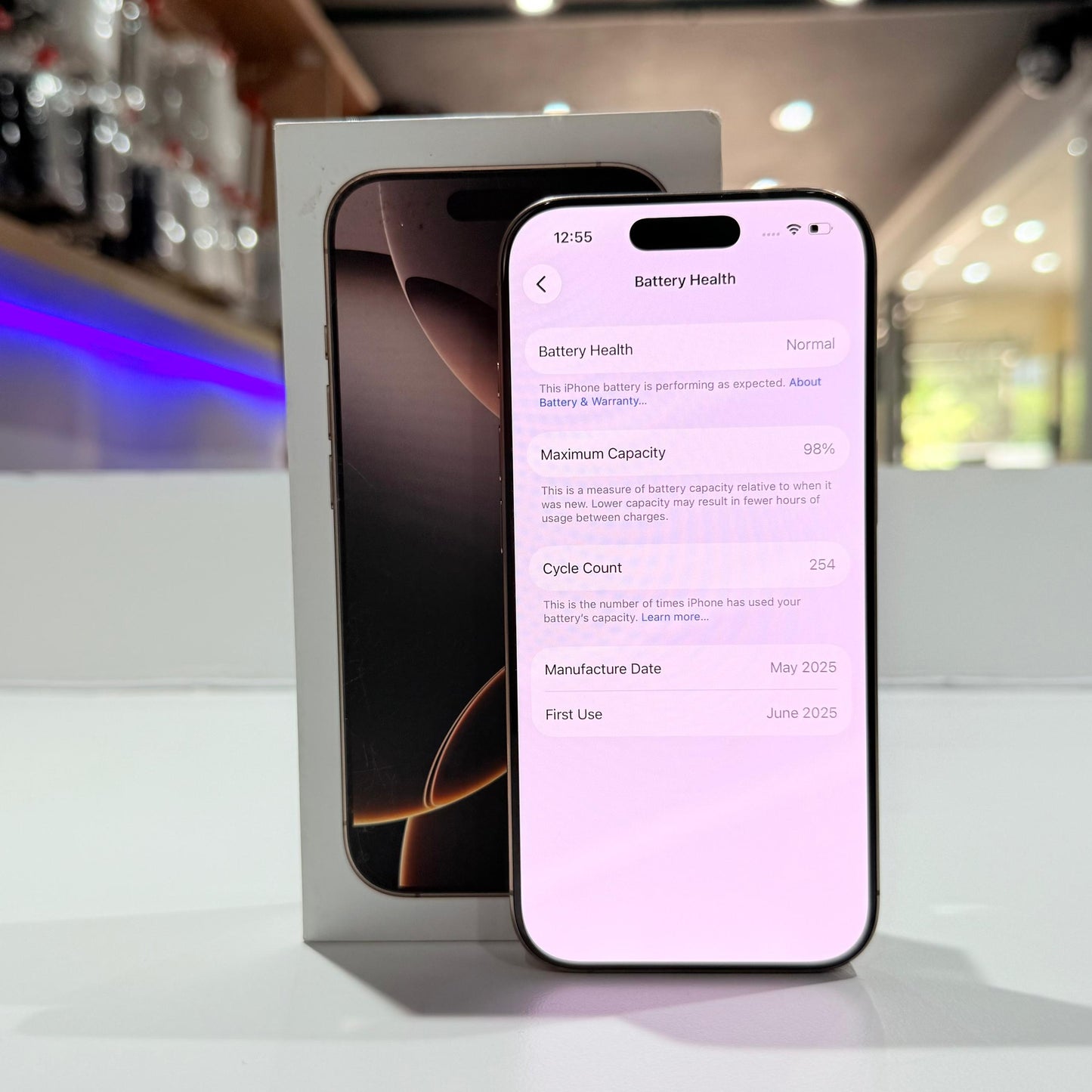 Used iPhone 16 Pro 256GB - Desert Titanium