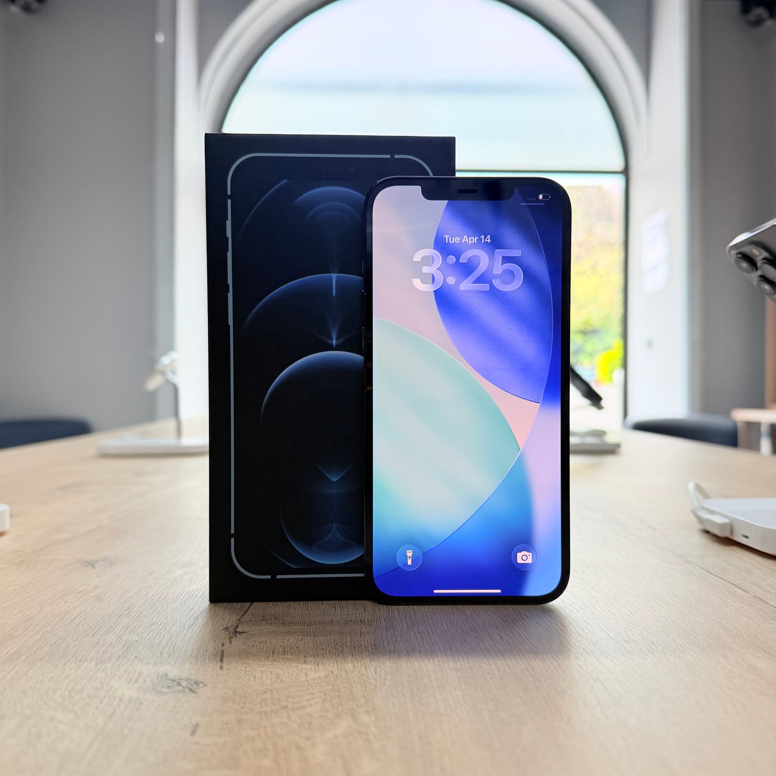 Used iPhone 12 Pro Max Pacific Blue – 128GB (BH 92%)