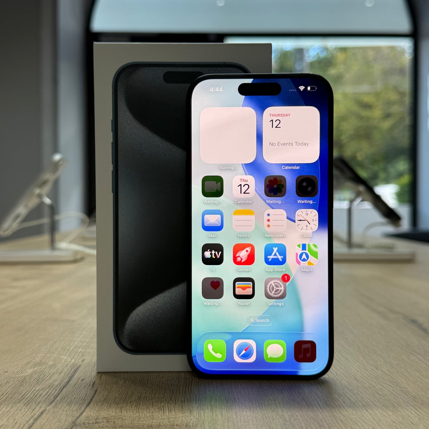 Used iPhone 15 Pro 256GB - Blue Titanium/ BH 100%