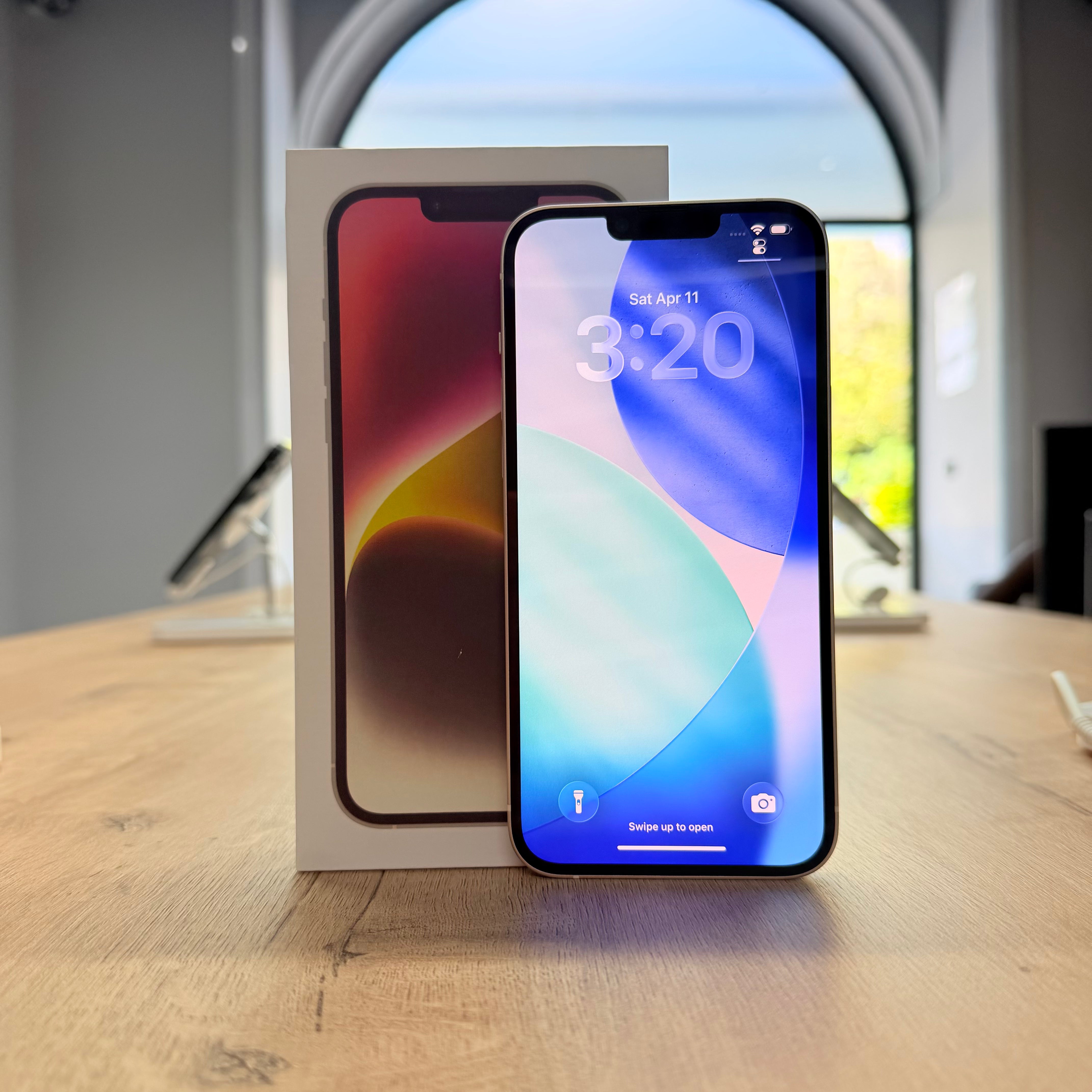 Used iPhone 14 Plus Starlight – 128GB (BH 100%)