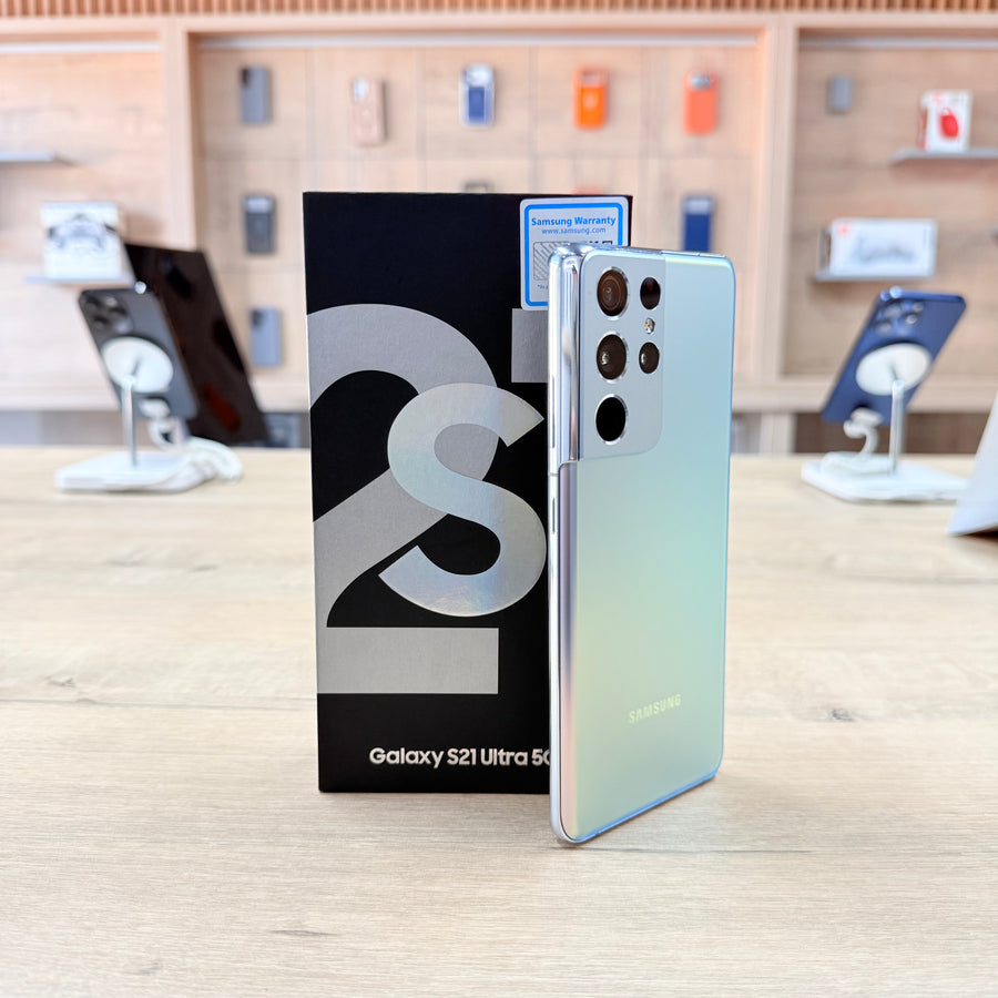 Used Samsung S21 Ultra Phantom Silver - 256GB