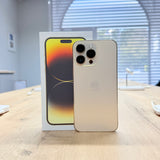 Used iPhone 14 Pro Gold – 256GB (BH 100%)