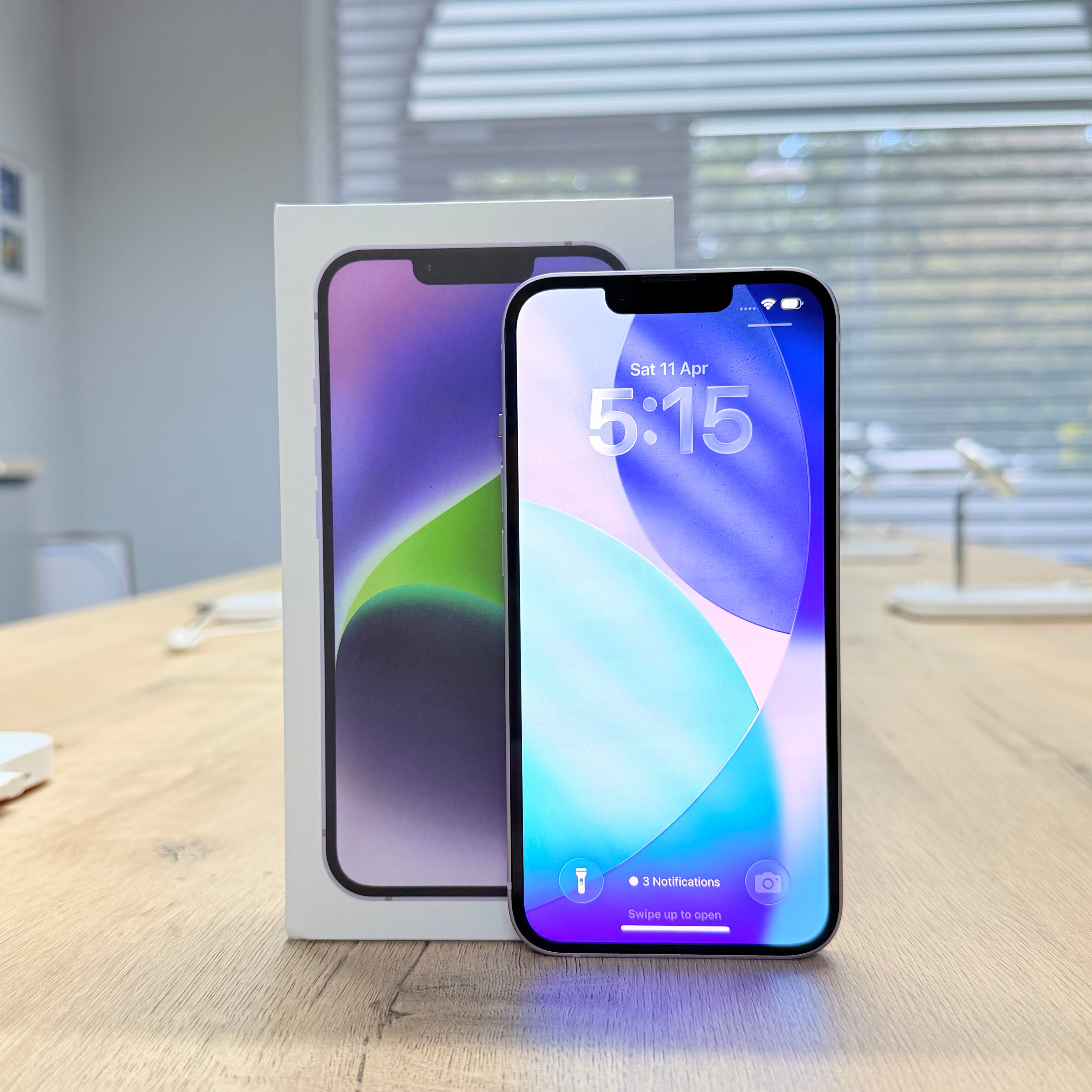 Used iPhone 14 Purple – 128GB (BH 100%)