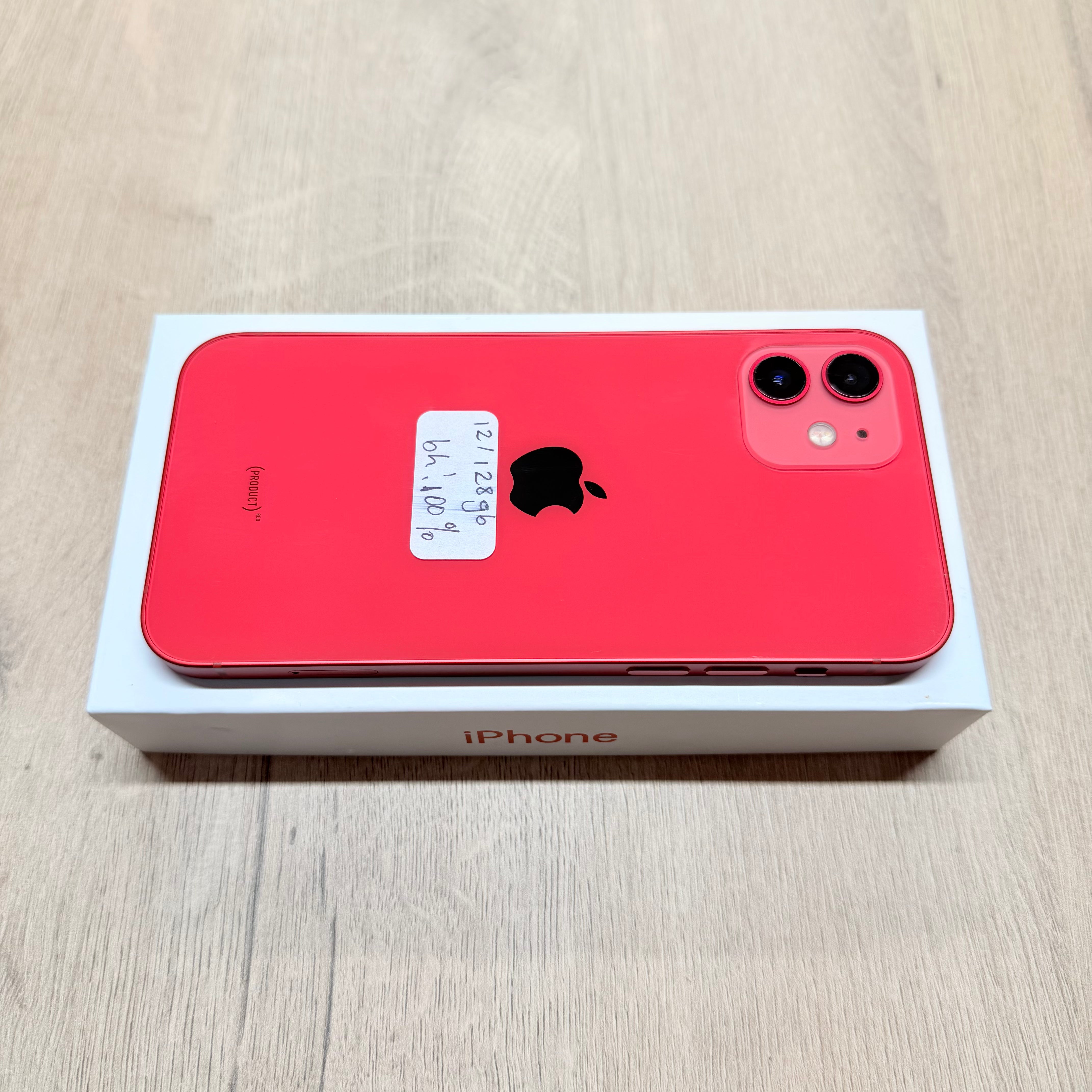 Used iPhone 12 Red – 128GB (BH 100%) – Access Electronics