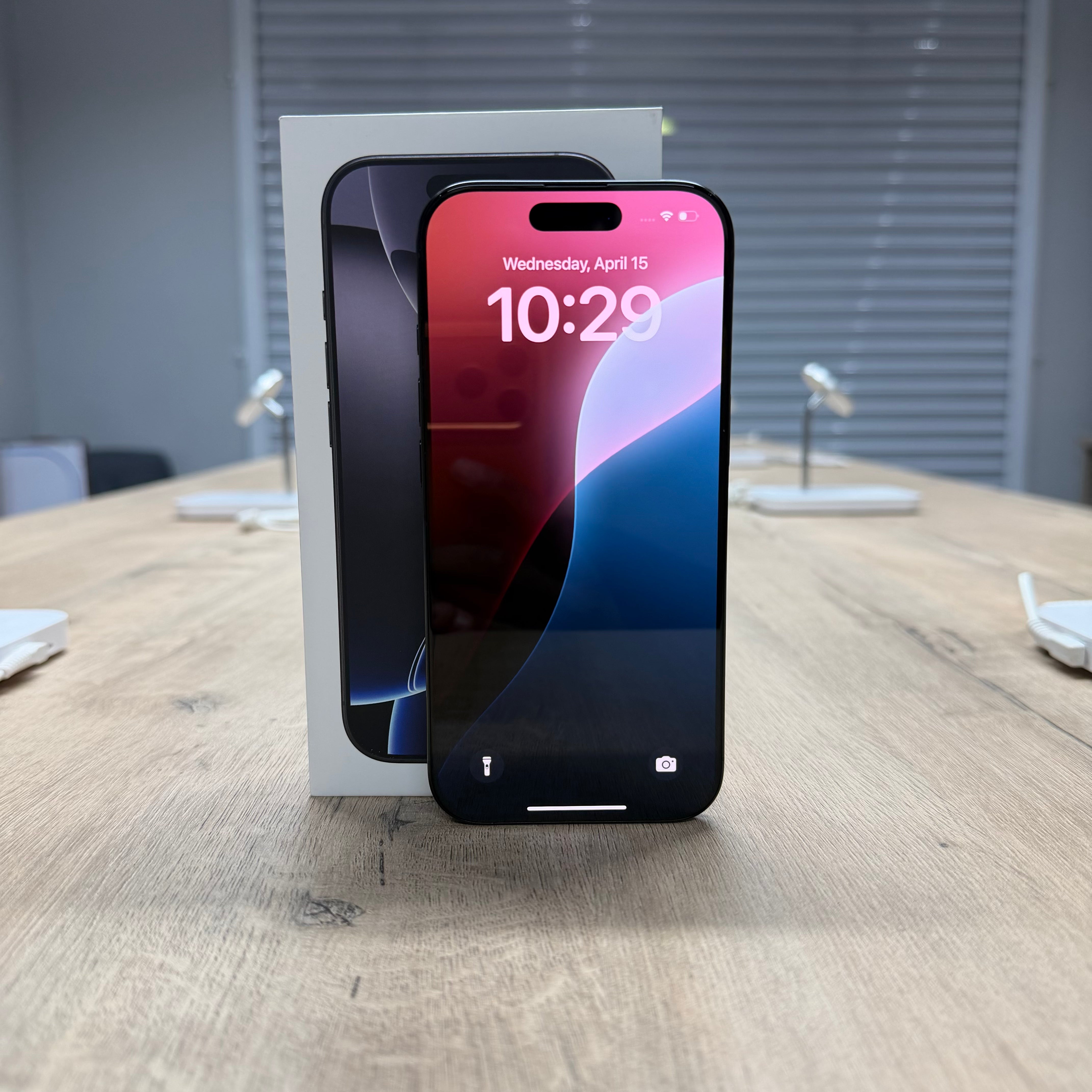 Used iPhone 16 Pro Black Titanium – 128GB (BH 93%)