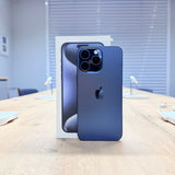 Used iPhone 15 Pro Blue Titanium - 256GB (BH 100%)