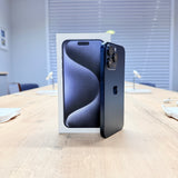 Used iPhone 15 Pro Blue Titanium - 256GB (BH 100%)
