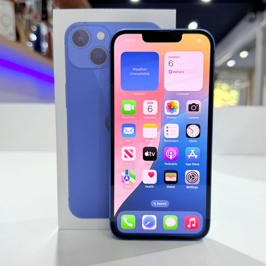Used iPhone 13 256GB - Blue/BH 100%
