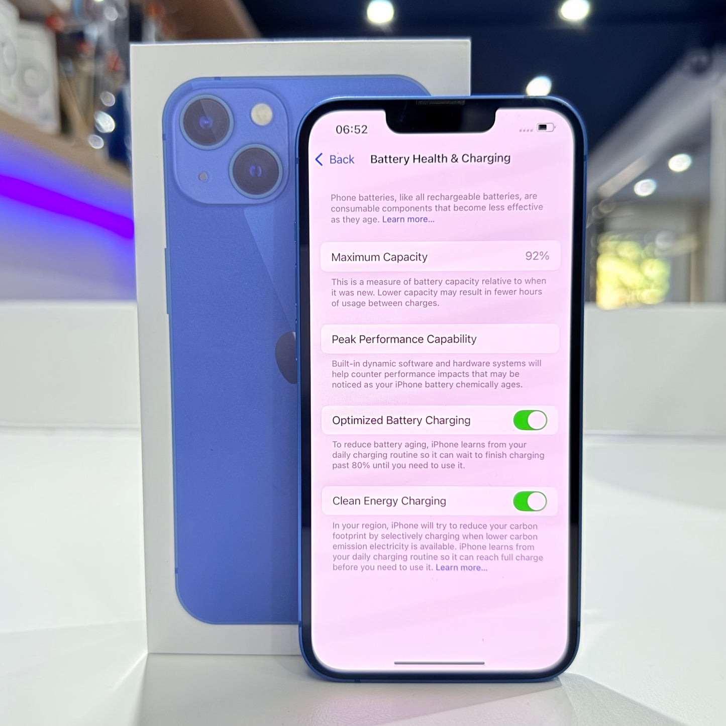 Used iPhone 13 128GB - Blue