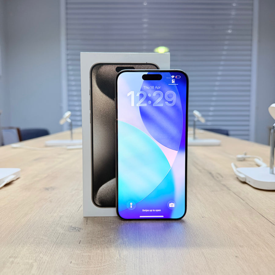 Used iPhone 15 Pro Max Natural Titanium – 512GB (BH 90%)