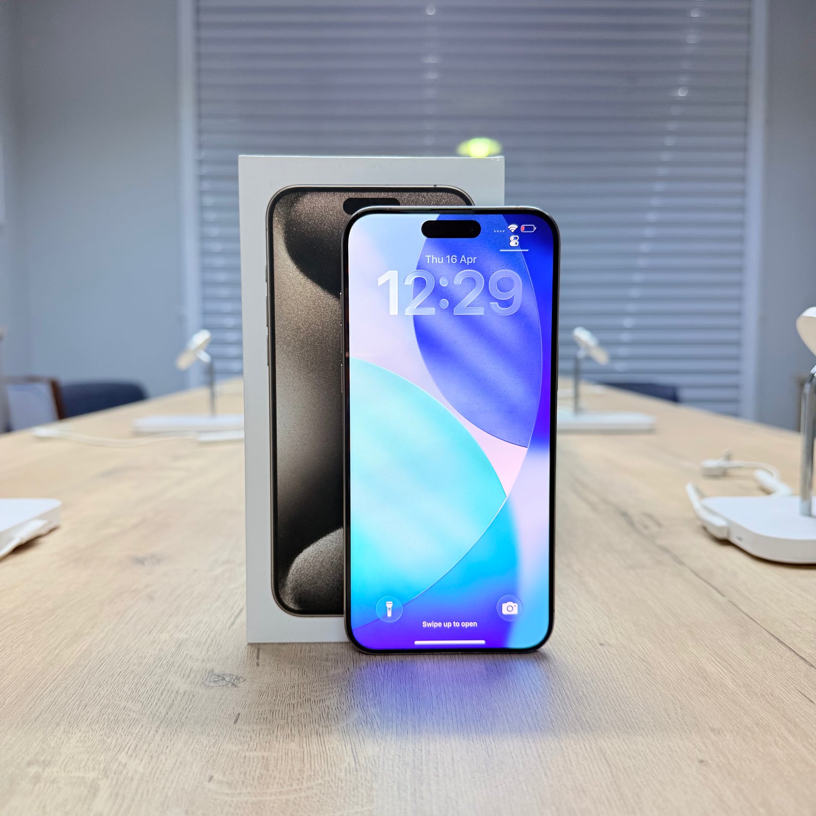 Used iPhone 15 Pro Max Natural Titanium – 256GB (BH 100%)