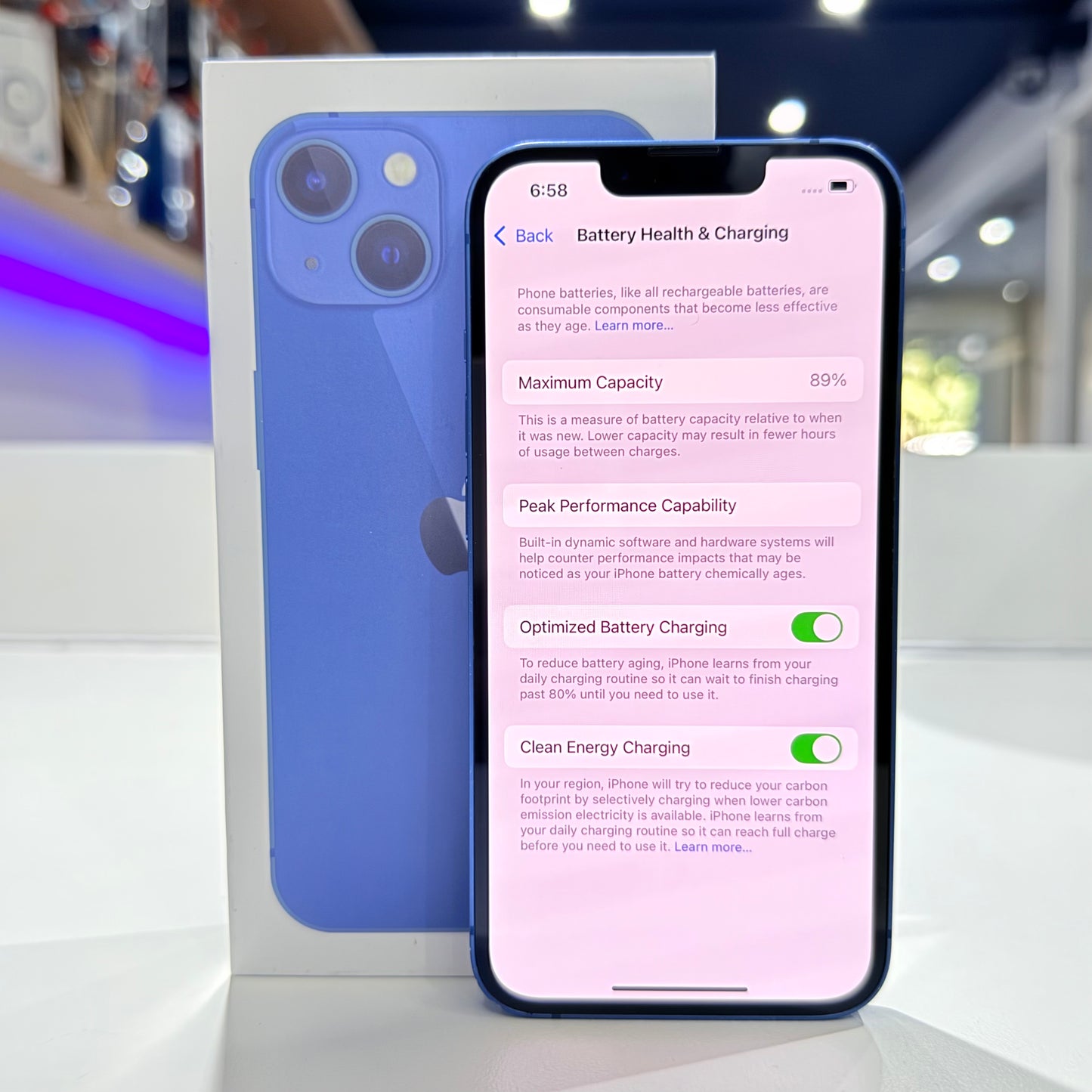 Used iPhone 13 128GB - Blue