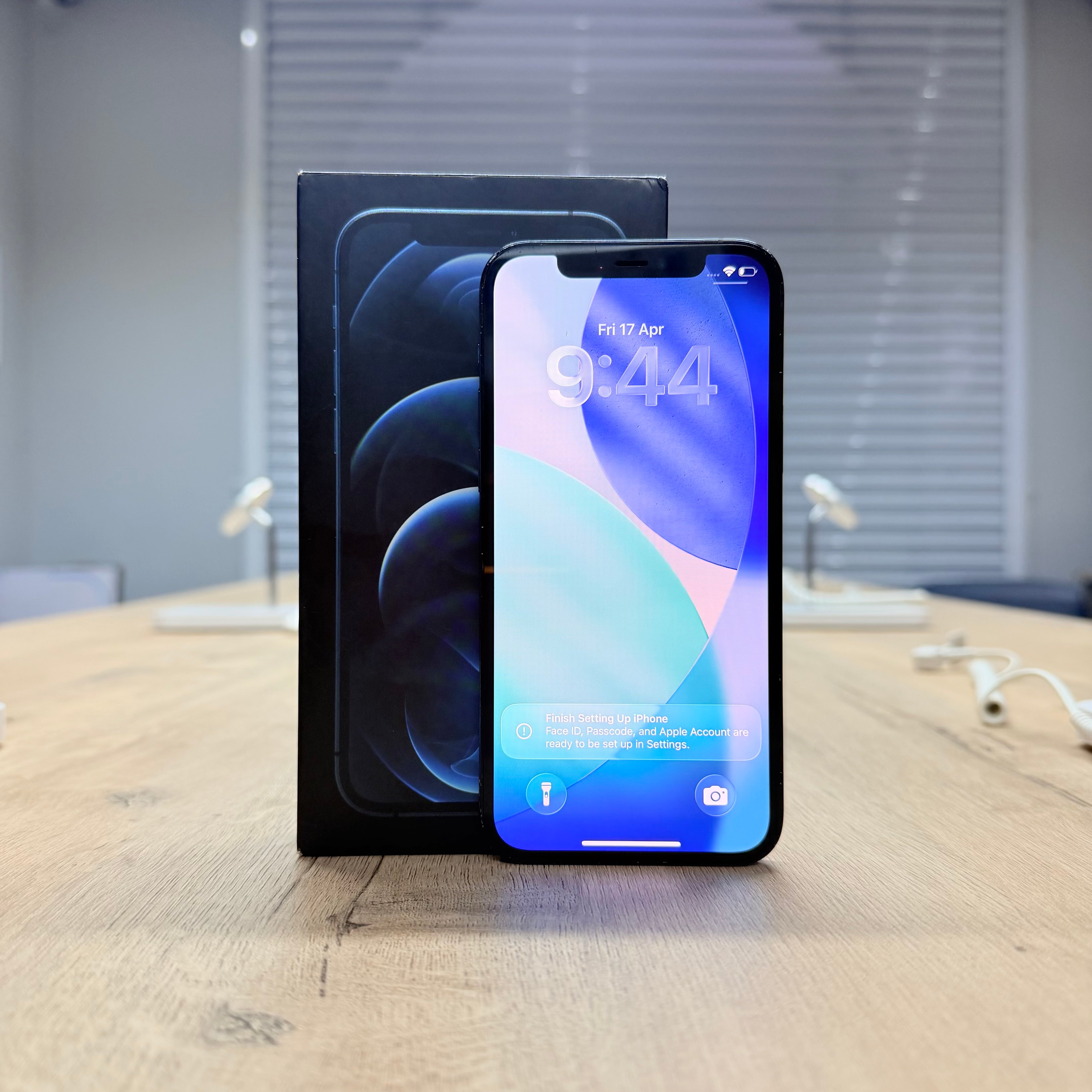 Used iPhone 12 Pro Pacific Blue – 128GB (BH 100%)