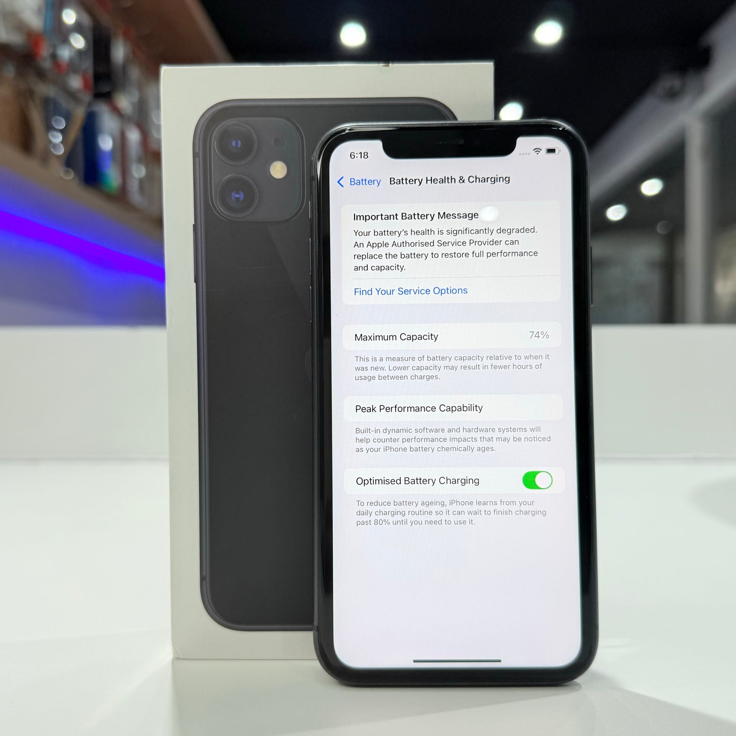 Used iPhone 11 128GB - Black