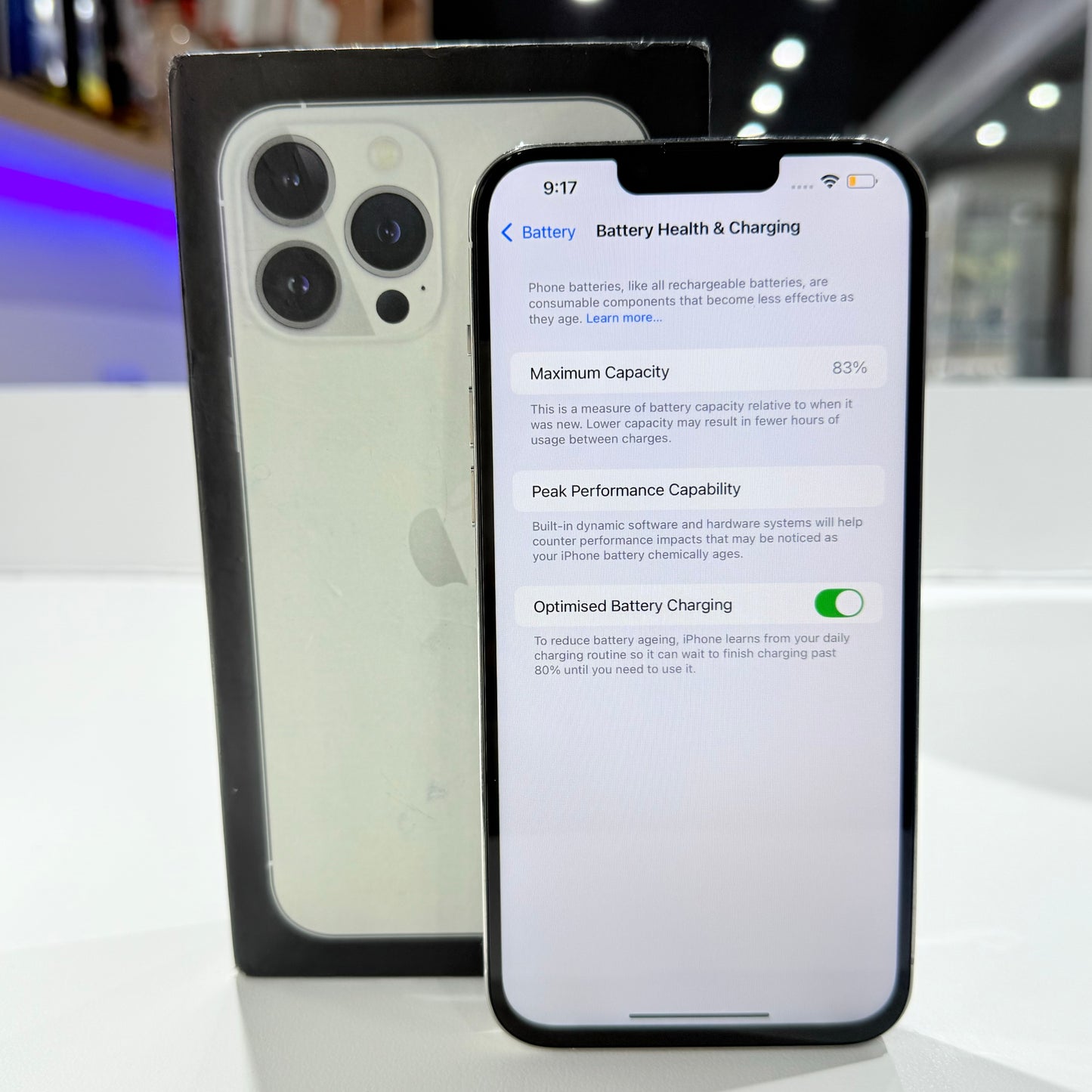 Used iPhone 13 Pro Max 256GB - Silver