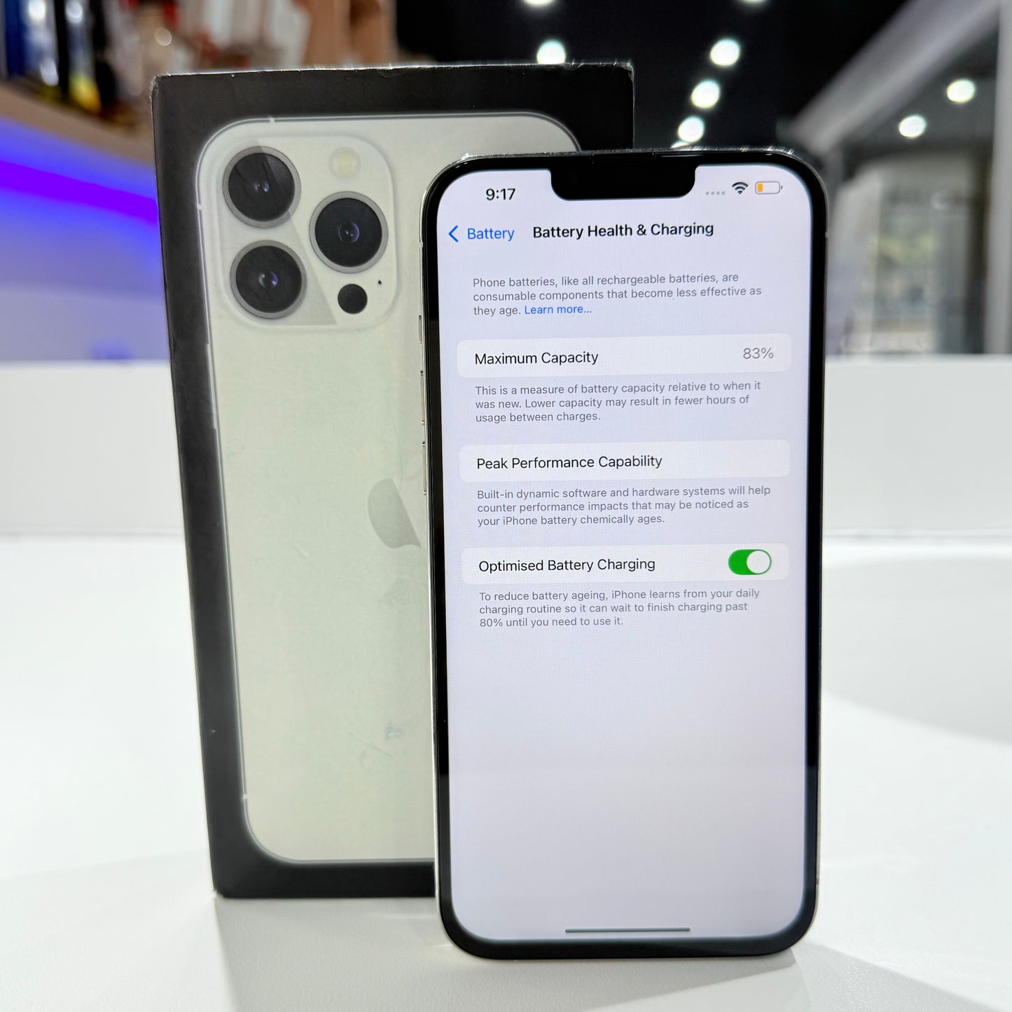 Used iPhone 13 Pro Max 256GB - Silver