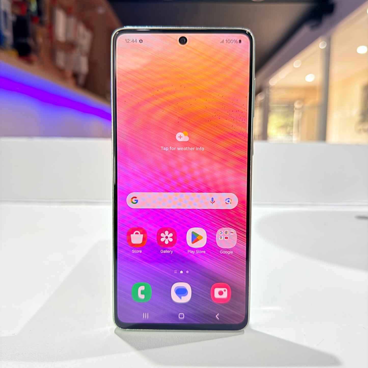 Used Samsung A73 128GB - Light Blue