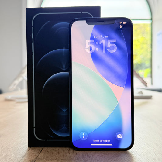 Used iPhone 12 Pro Max 256GB - Pacific Blue/BH 100%