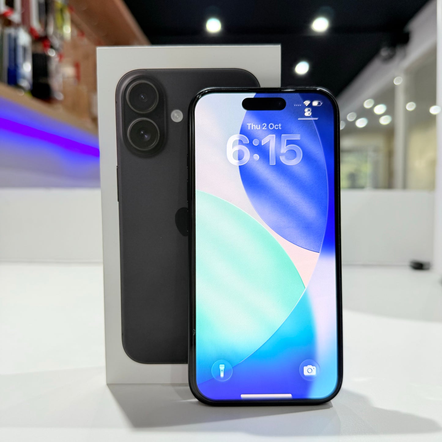 Used iPhone 16 128GB - Black/BH 100%