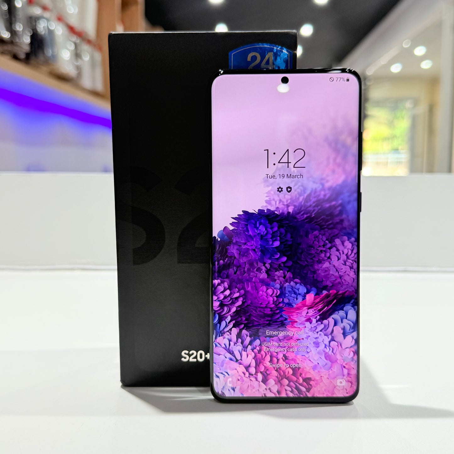 Used Samsung S20 Plus 256GB - Cosmic Black