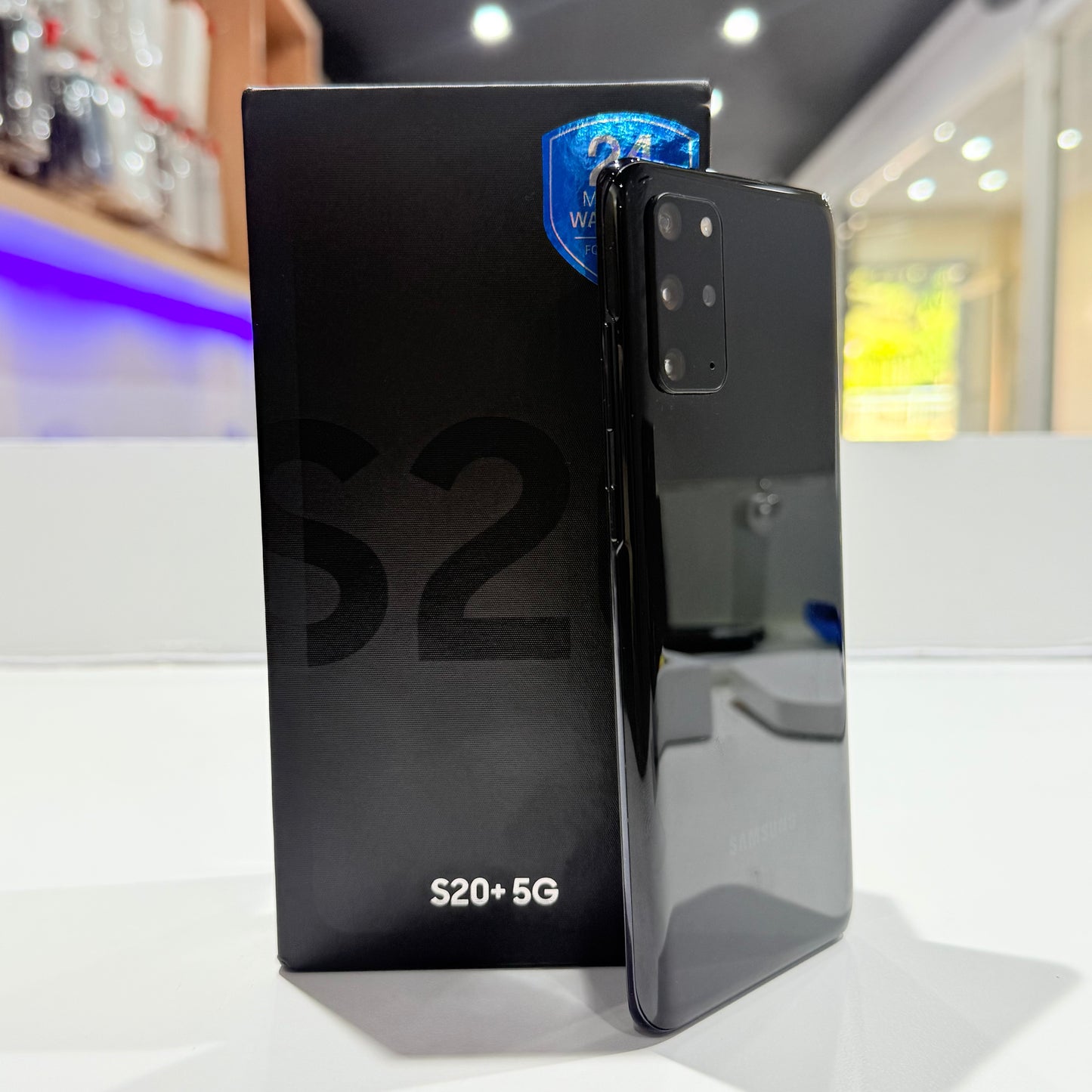 Used Samsung S20 Plus 256GB - Cosmic Black