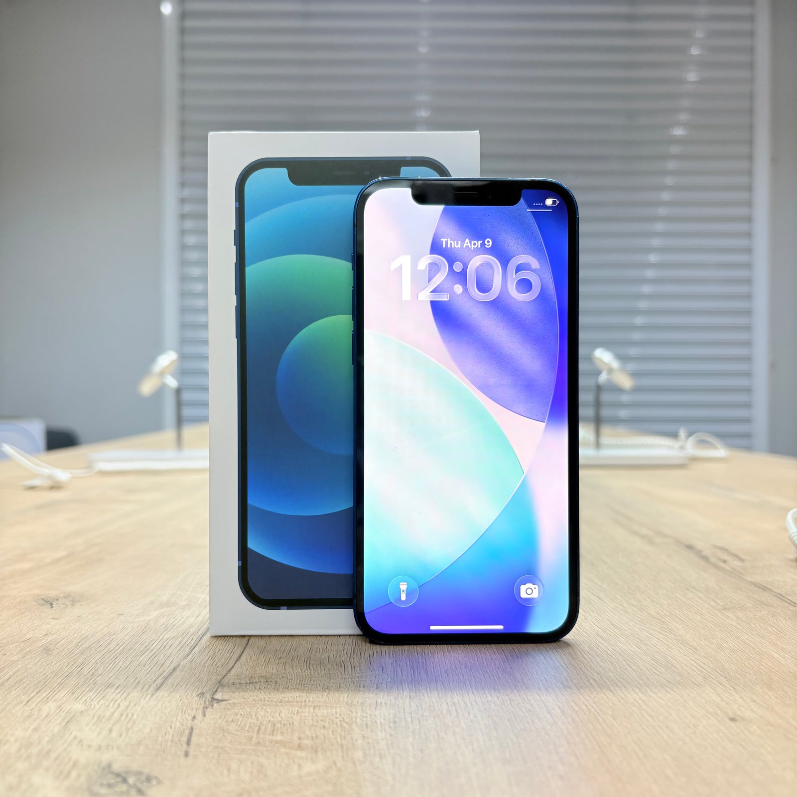 Used iPhone 12 Blue – 128GB (BH 100%)