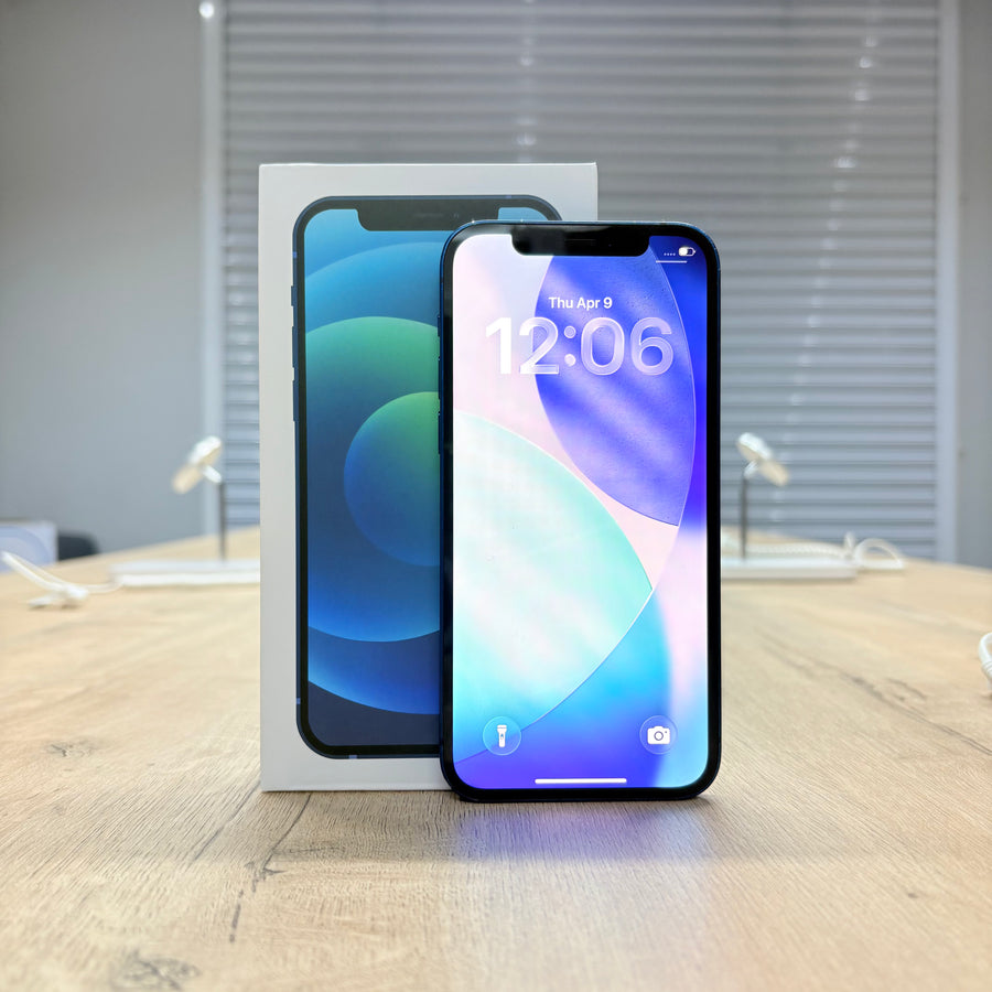 Used iPhone 12 Blue – 128GB (BH 100%)