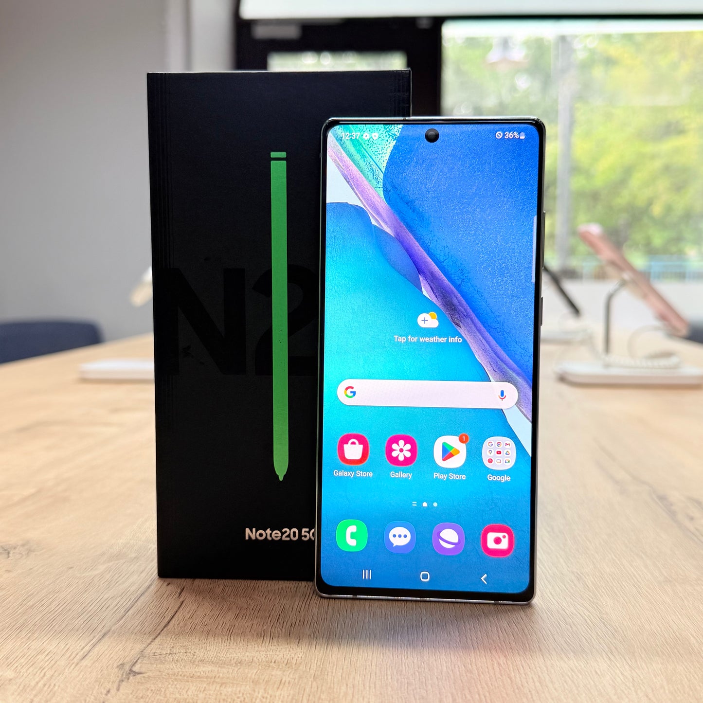 Used Samsung Note 20- Mystic Green/256GB