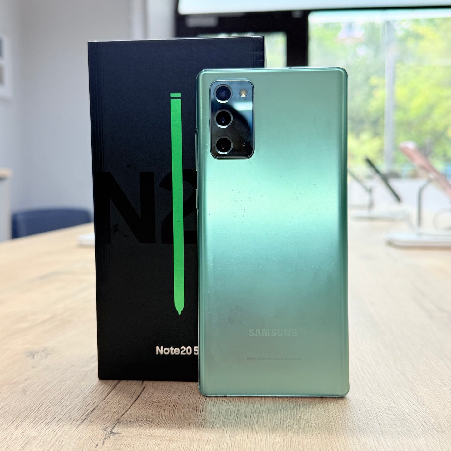 Used Samsung Note 20- Mystic Green/256GB