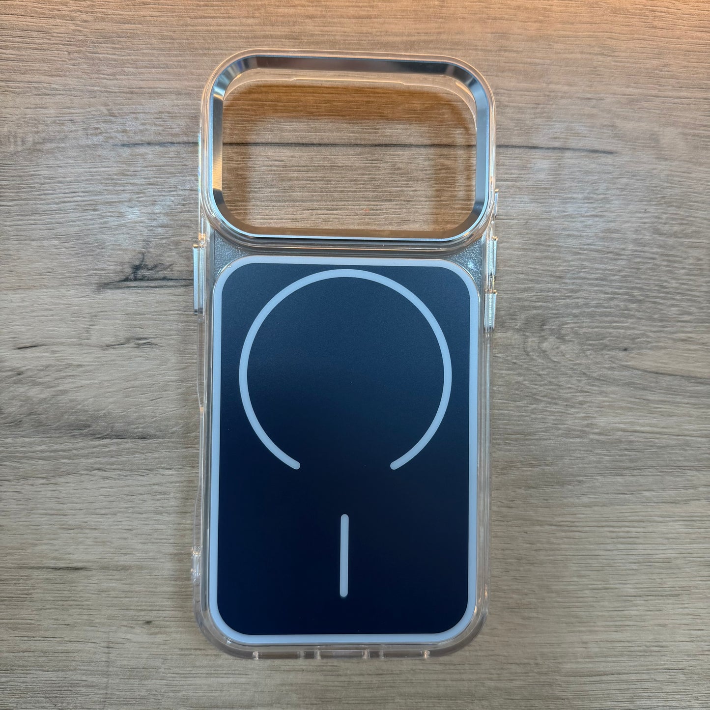 iPhone 17 Pro Max ( Magnetic Case) - Clear Blue