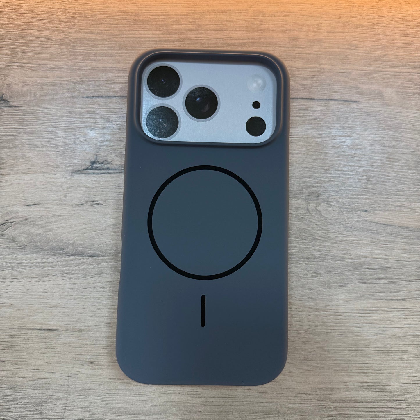 iPhone 17 Pro ( Silicone Magnetic Case) - Gray