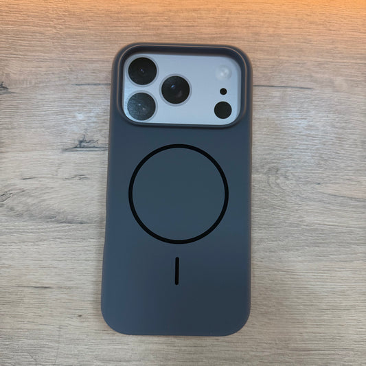 iPhone 17 Pro ( Silicone Magnetic Case) - Gray