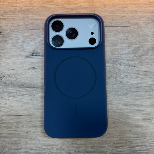 iPhone 17 Pro (Silicone Magnetic Case) - Blue