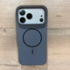 iPhone 17 Pro (Silicone Magnetic Case) - Gray