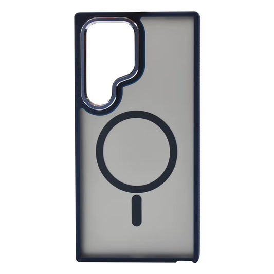 Black Smoky Case (Clear - Magnetic)-Samsung S25 Ultra