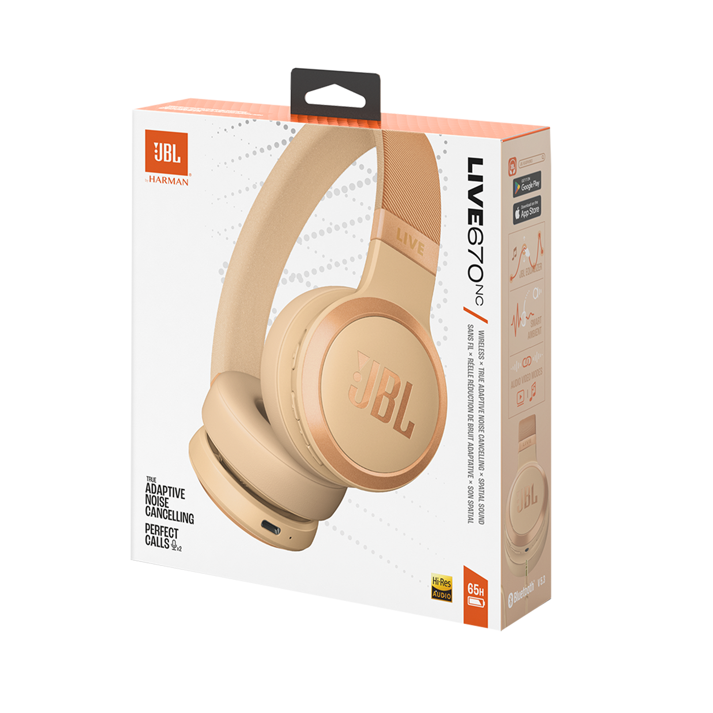 JBL Live 670NC - Sandstone